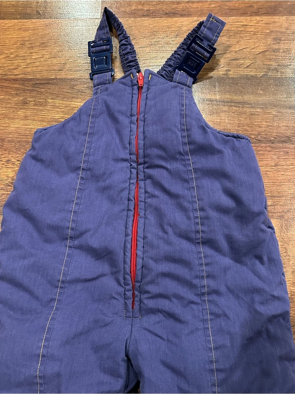Vintage 90’s Carter's Blue Red Bib Ski Snow Pants Size 24M Winter Outerwear
